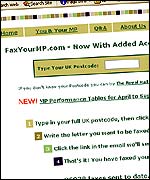 FaxyourMP.com