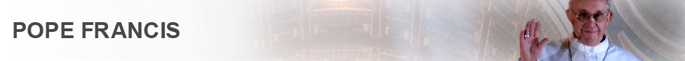 Choosing a new pope banner