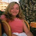 Penny relaxes at the hotel