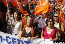 Strikes in France