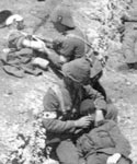 British soldiers in khaki uniform