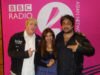 Bobby with Shahin Badar and Guitarist