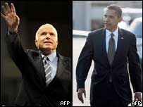 John McCain e Barack Obama