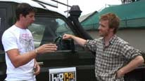Chris and camerman talking