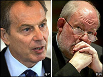 Tony Blair and Charles Clarke