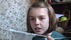 Caitlin knitting