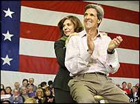 John Kerry e sua esposa Teresa heinz