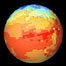 Simulação da temperatura global