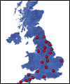 Map of England