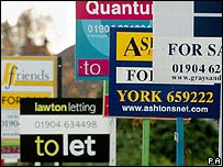 For sale signs