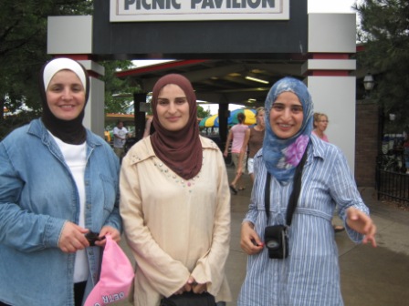 Raghad, Asma, and Eman