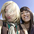 Girls in the crowd