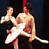 Monica Mason with a member of the Royal Ballet School