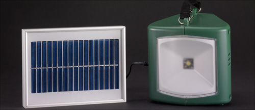 Solar-powered lamp