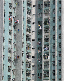 香港九龍橫頭墈的舊制度「居屋」補助商品房（18/10/2010）