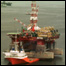Plataforma de petróleo da Petrobras