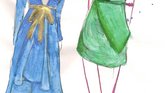 Ink fashion drawing... Ink fashion drawing...