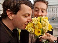 No Estado americano de Massachusetts, gays podem se casar