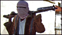 Masked Somali militant 