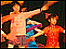 Children dancing for chinese new year in great yarmouth