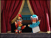 Punch and Judy on Weymouth Beach