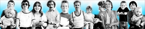 Montage of Elswick self portraits