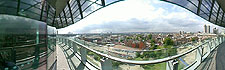 A view from the balcony