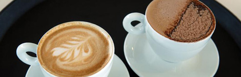 Two cups of coffee