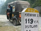 Ulric Jessop in rickshaw