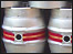 Barrels in the back garden of Full Mash Brewery
