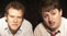 David and Robert recording the radio show