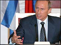 O presidente da Rússia, Vladimir Putin