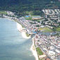 Newcastle from the plane