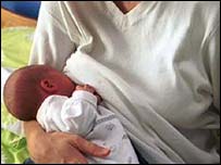 a nursing mother
