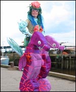 Bell & Bullock, with seahorses
