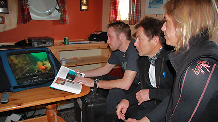 Viewing the dive