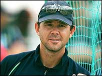 Australian cricket captain Ricky Ponting