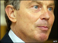 O primeiro-ministro da Grã-Bretanha, Tony Blair