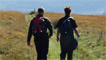 Kerry and Derek en route to the Iron age settlement