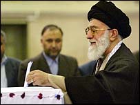 İran'ın dini lideri Ayetullah Ali Hamaney