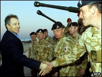 Tony Blair e militares