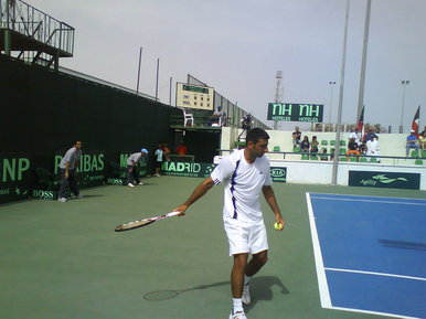Preparing to serve