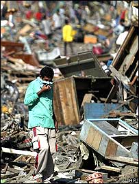 Destruição em Banda Aceh, Indonésia