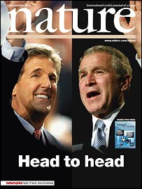 John Kerry e George W. Bush