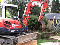 The excavation