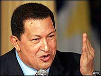 Venezuela Cumhurbaşkanı Chavez
