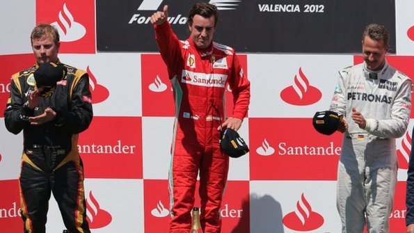 Fernando Alonso's Ferrari after his crash at Massenet in Monaco practice