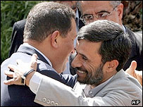 Hugo Chávez e Mahmoud Ahmadinejad