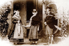 Pysgoter cwrwgl, Dyffryn Tywi, tua 1865