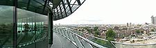 A view from the balcony towards south London